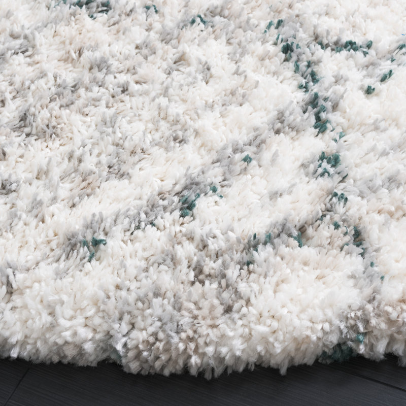 Tapis géométrique Stavru Performance, Rond 6 pi 7 po