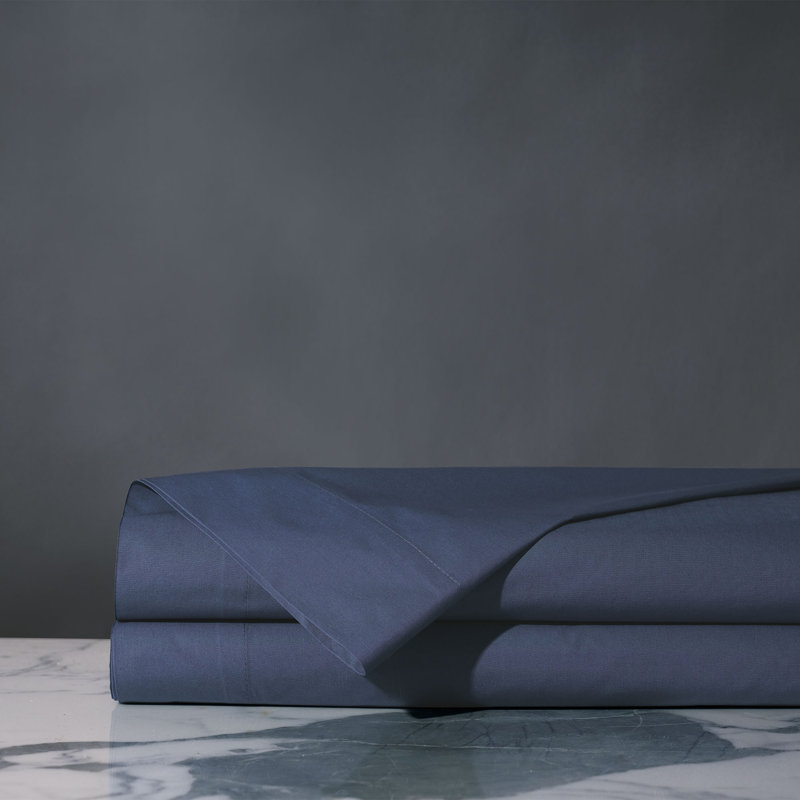 Drap plat en percale de coton de qualité égyptienne 200 fils Majorca, Grand