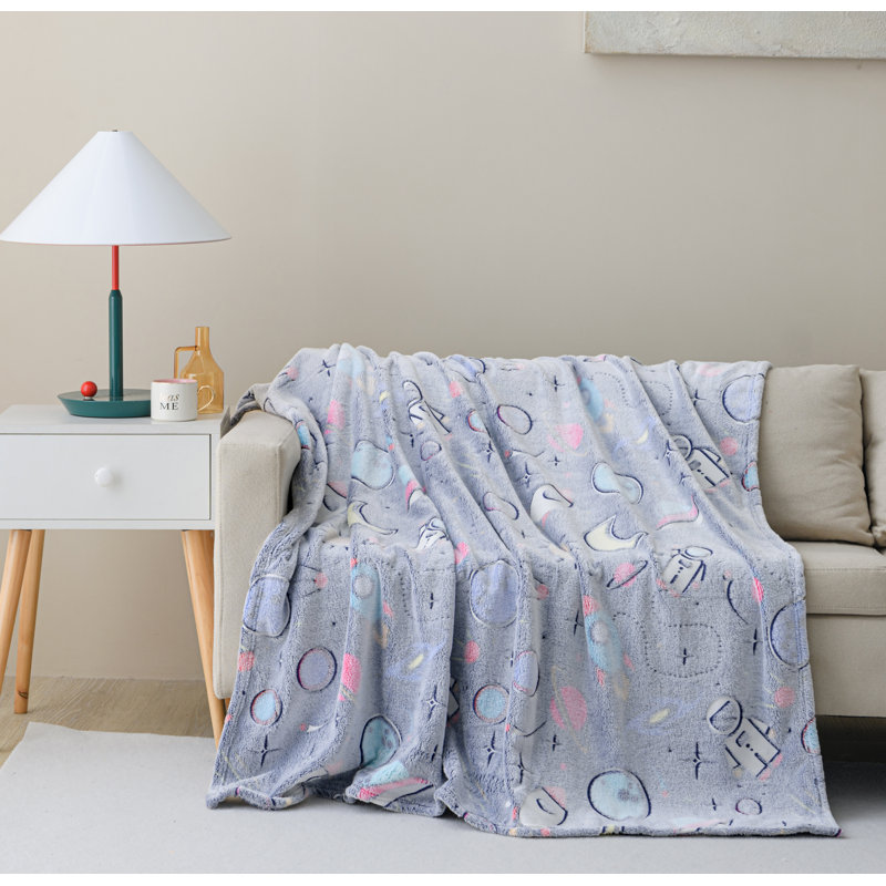 Luna & Arlo Plain Weave / Muslin Throw Blanket
