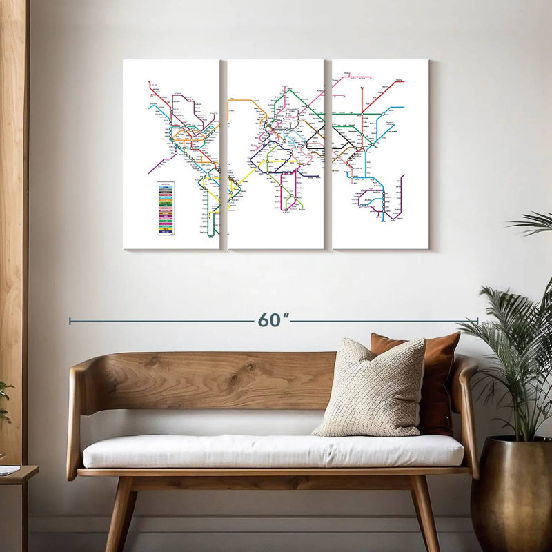 World Metro Alyceia I, H 28 po x l 45 po
