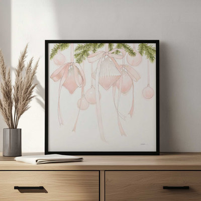 «My Pink Christmas» par Shirley Novak, reproduction d'art