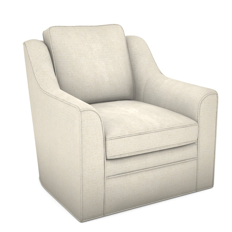 Fauteuil pivotant American Bungalow Nicholas, Lin Tuck
