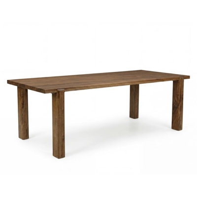 Argent, table de salle à manger rectangulaire