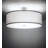Cilindro Textrene Fabric Semi Flush Mount