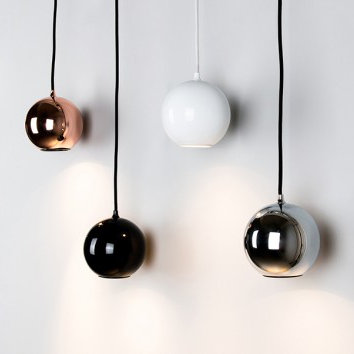 Boule 1 - Light Pendant, Black