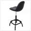 Tabouret de bar pivotant à 360 ° à hauteur réglable avec dossier haut, tabouret de comptoir moderne pour bar, magasin, cuisine