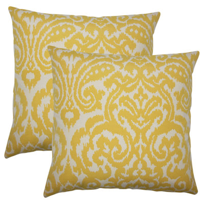 Coussin décoratif en coton Ikat