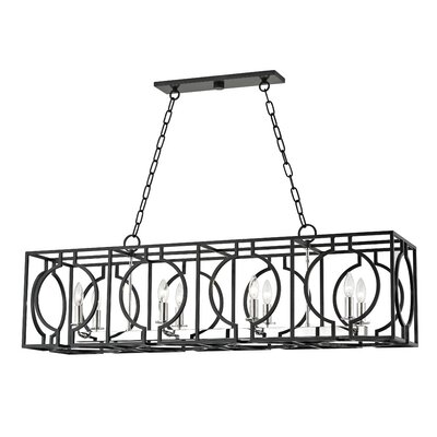 Octavio 8 - Light Kitchen Island Linear Pendant -  Hudson Valley Lighting, 9246-AIPN