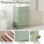 Meuble-lavabo 18 po avec lavabo, meuble-lavabo avec tablette de porte et tablette réglable