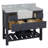 Hitton 48" Single Bathroom Vanity Set with Marine Gray Cabinet and Carrara Marble Countertop-373362999-374037849