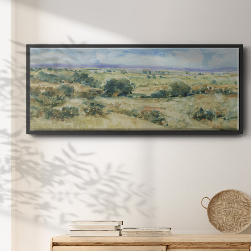 Soft Lavender Sky II- Framed Canvas