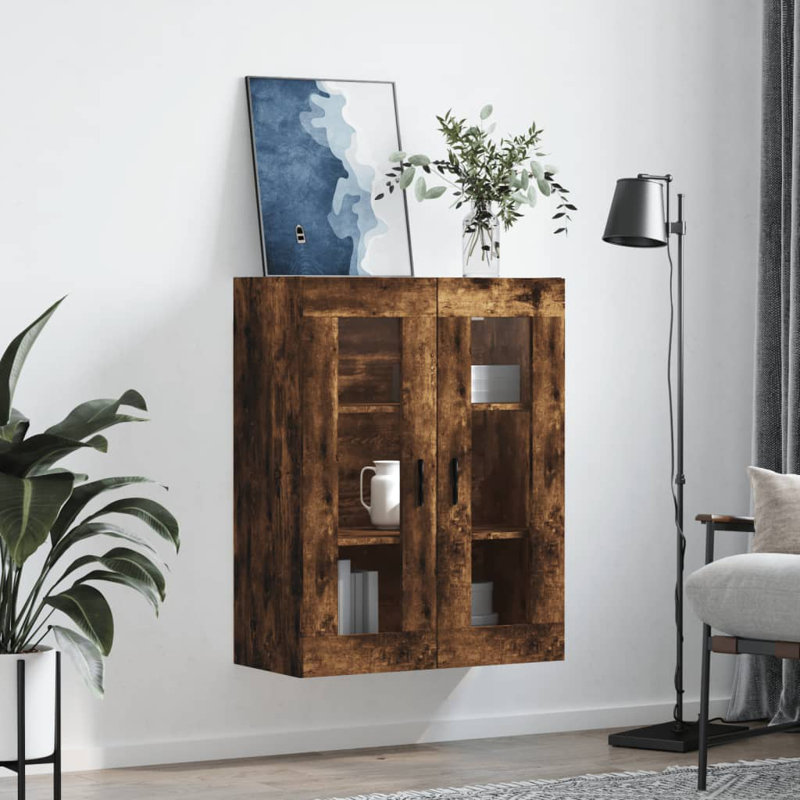 Huetter Bathroom Cabinet, Smoked Oak