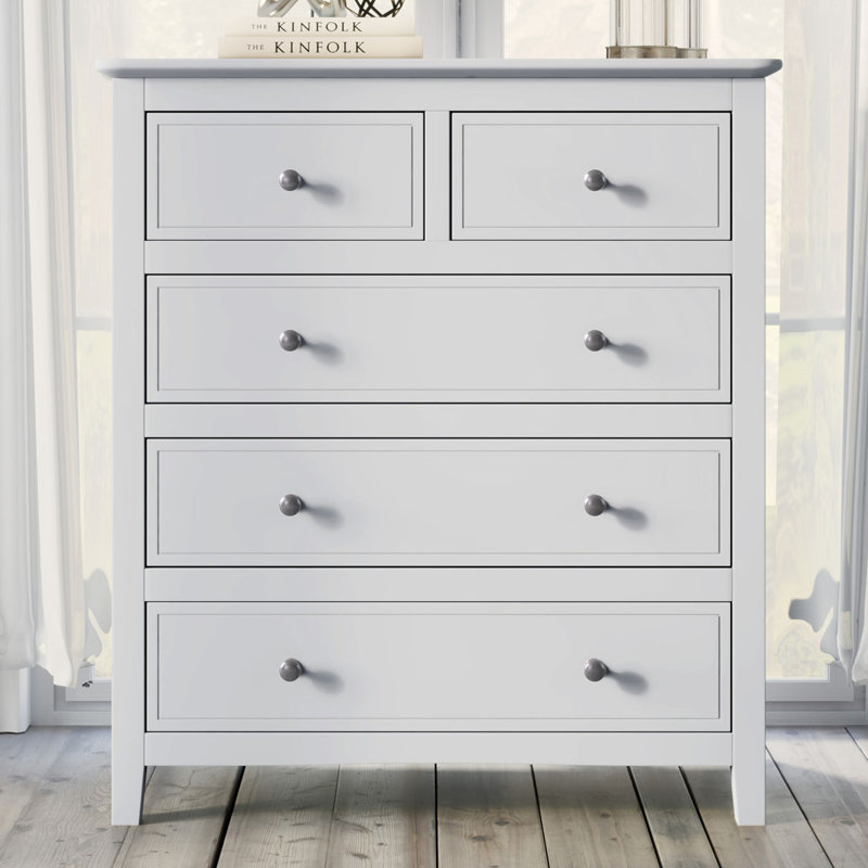 Fayne Solid Wood Accent Chest, White