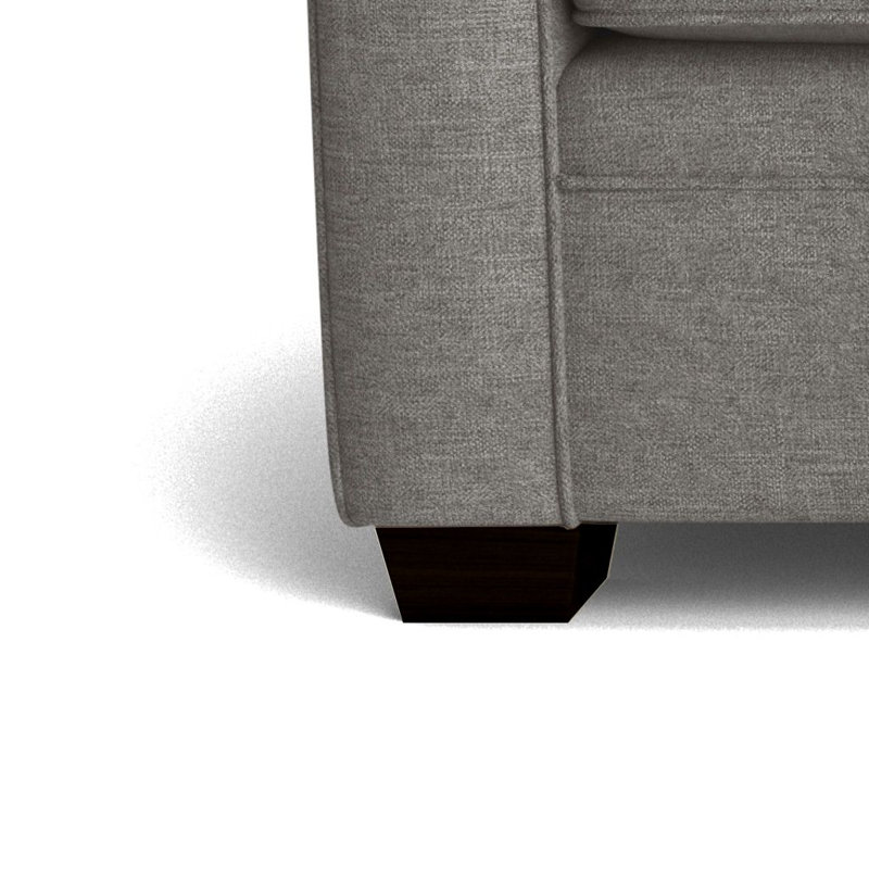 Quaker Upholstered 76'' Sofa, Espresso, Entice Dew