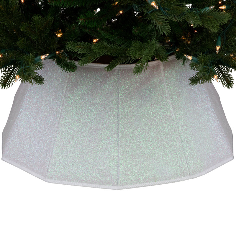 Collier d'arbre de Noël brillant, Blanc