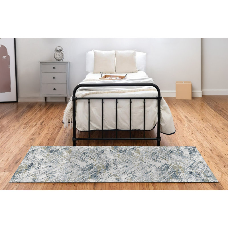 Romine Abstract Indoor Rug, Runner 2'2" x 7'7"