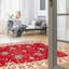 Tapis unique en laine noué à la main 5 pi 9 po x 7 pi 9 po nouvel âge Monasha
