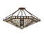 3 - Light Semi Flush Mount