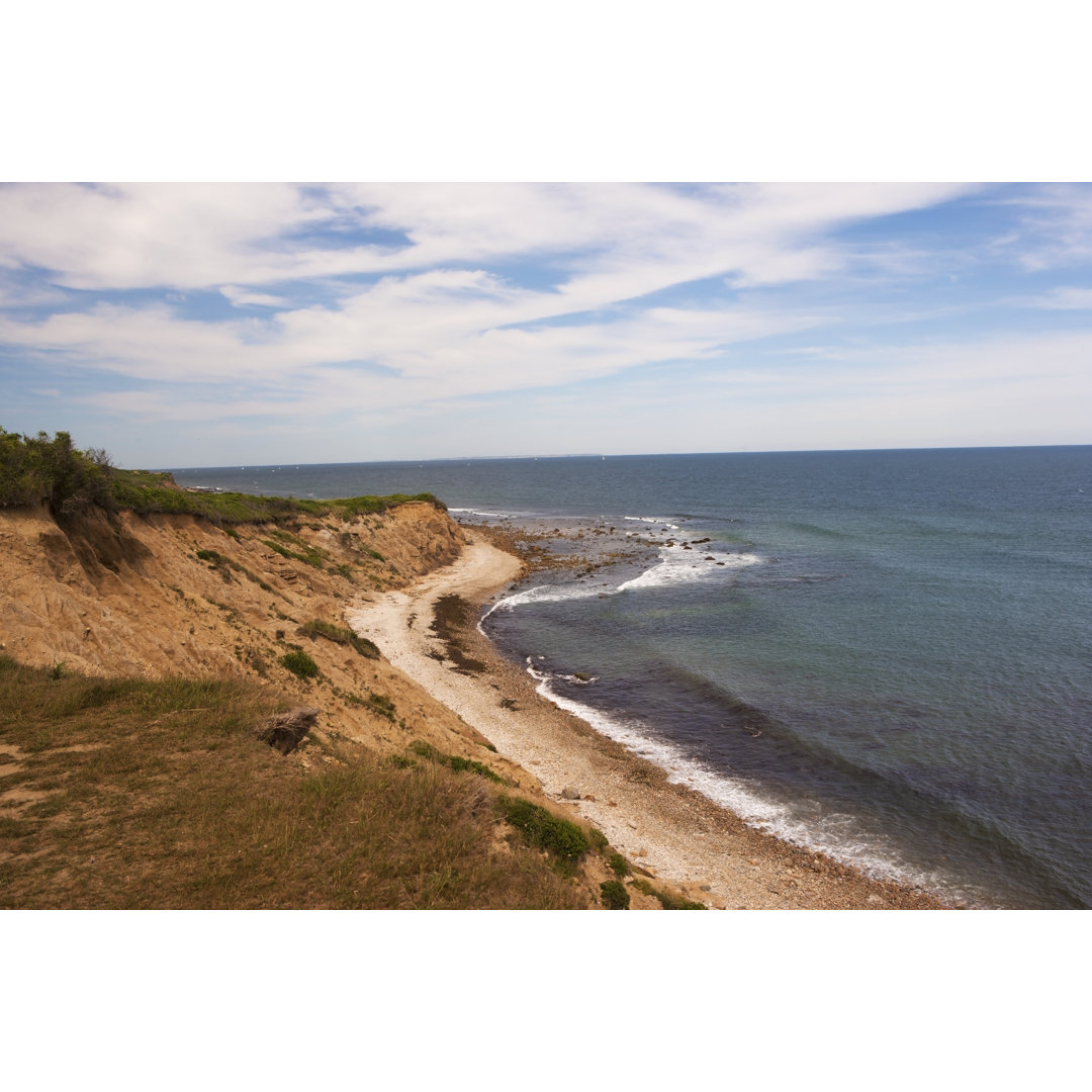 Montauk atlantische Klippen - Leinwandbild