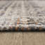 Tapis en polyester tissé à la machine Luanda en noir / brun / beige-654299139