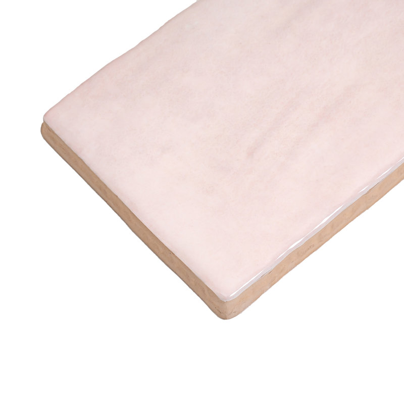 Carrelage mural en céramique 3 "x 8", Rose