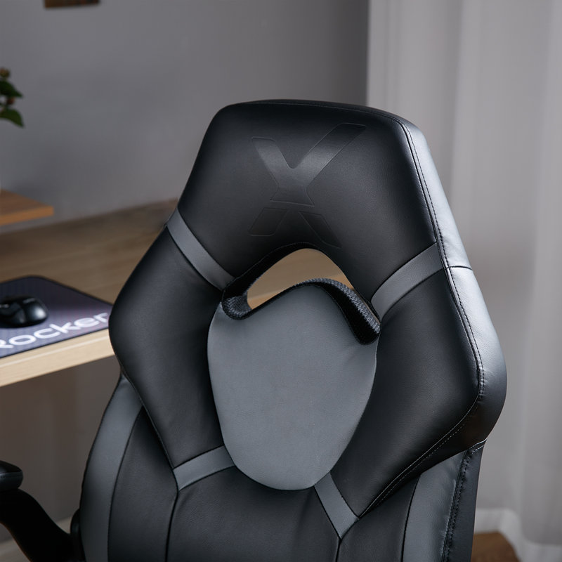 Chaise Venom pour PC, gris, Noir/gris