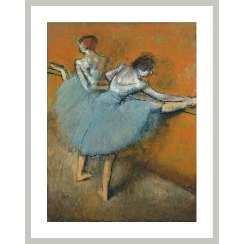 «Dancers at the Barre» par Edgar Degas, impression giclée encadrée, H 41,5 po x l 32,91 po
