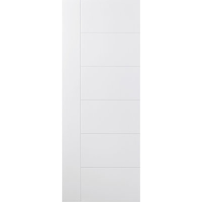Porte intérieure traditionnelle stratifiée Groove
