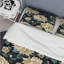 Ensemble de housse de couette damassé beige foncé-1617602449