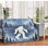 Jeté de courtepointe en microfibre 50 po x 60 po