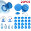 Bouchons de bouteilles d'eau de 20 gallons, capuchons de cruche d'eau de 3 et 5 gallons, capuchon de remplacement réutilisable, bouchons pour bouteilles de 55 mm