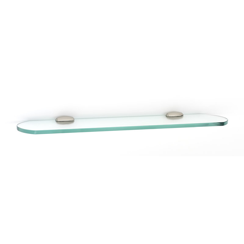 Royale Wall Shelf, Polished Nickel