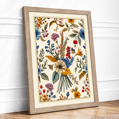 Bouquet Botanical - Framed Print