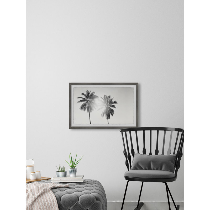Light From The Palm - Single Picture Frame Print, 61cm H x 91cm W x 3.81cm D