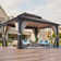 Pro Series Hardtop Patio Gazebo, Outdoor Hardtop Gazebo with Double Roof