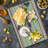 Ambesonne Chevron Cutting Board Large Size Boho Old Fashioned Multicolor
