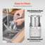 Food Processor Vegetable Chopper 15.9 Quart Food-Grade Stainless Steel Blender