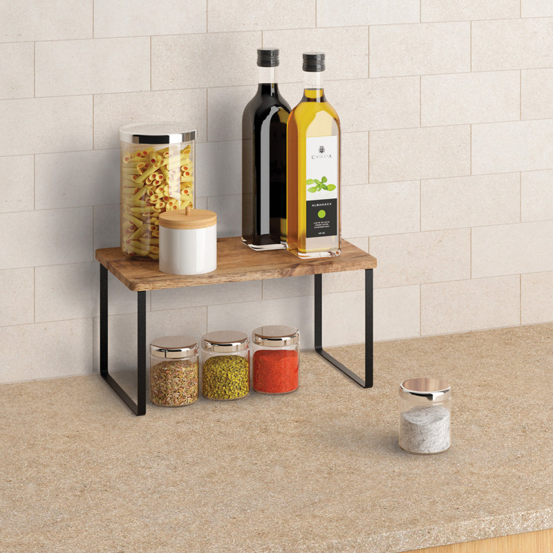 Freestanding Wood Spice Rack