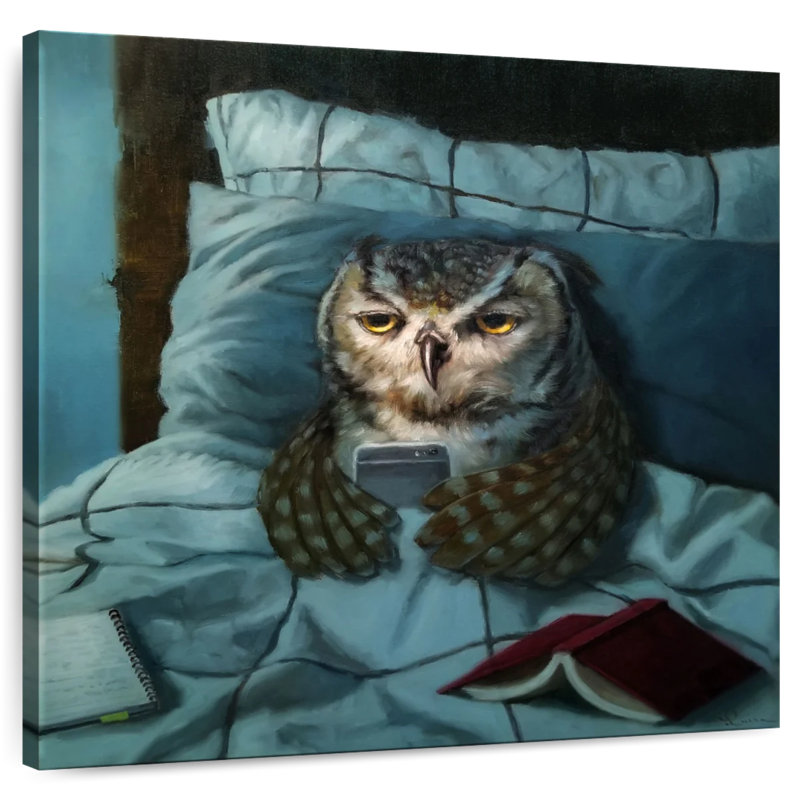 Ketti Bedroom Night Owl, 16" H x 16" W