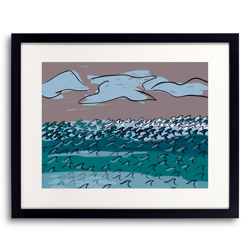 Pacific Print by Deborah Blum, 16" H x 20" W