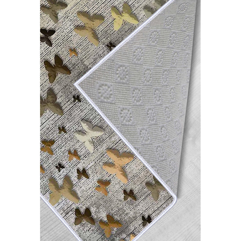 Premium Woven Area Rug, 5.2 x 7.5 Feet, 100% Polyester, Antibacterial, Non-Slip PVC Underside | 3D Digital Printed Design, 0.3 in Pile Height | Machine Washable, Ideal for Living Room & Bedroom Decor