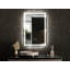Miroir de salle de bain rectangulaire à DEL sans cadre-2078900520