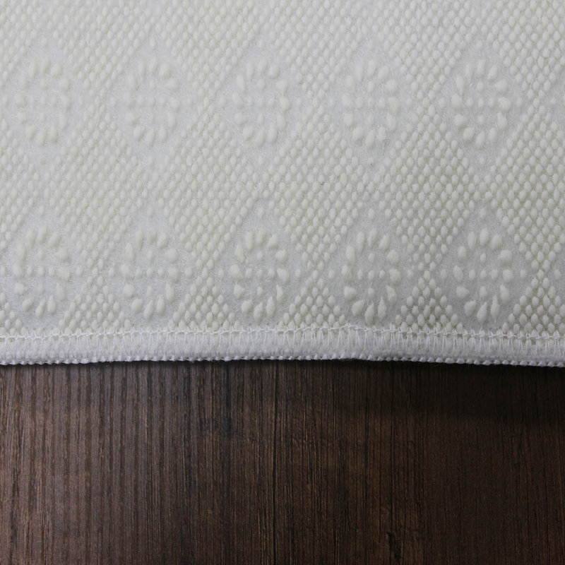 Elegant Hall Carpet, 31.5 x 78.7 inches | 100% Polyester, 0.4 inch Pile Height | Antibacterial, Non-Slip PVC Felt Dot Underside | Machine Washable, Durable Woven Design | Perfect for Entryways & Living Spaces