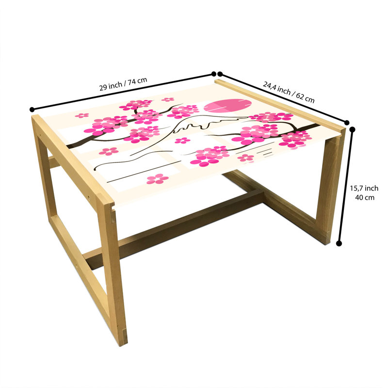 Jaimari Sled Coffee Table, 62cm H x 74cm W x 40cm D