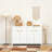 55.1'' Sideboard Buffet Cabinet with 2 Drawers & 4 Doors, Adjustable Shelves-1661508542