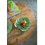 Assiette décorative à feuilles