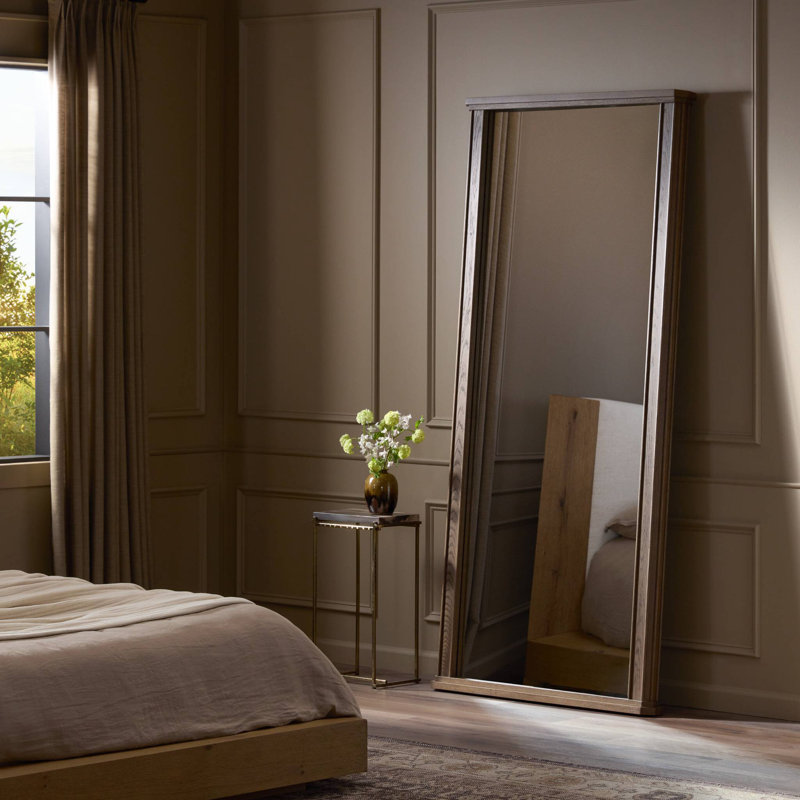 Kish Mirror-Umber Oak Solid