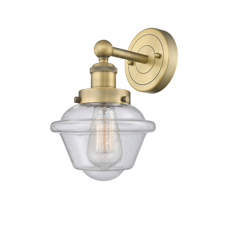 Wimer Armed Sconce, Seedy, Brushed Brass