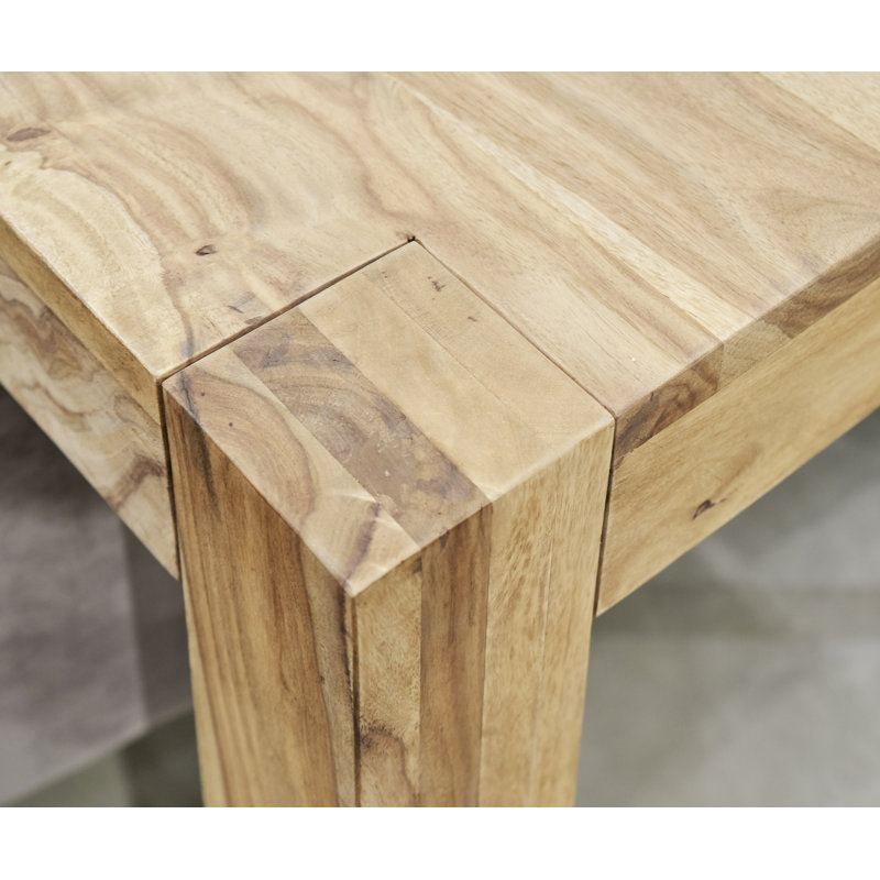 Nieves Extendable Solid Wood Dining Table, 77cm H x 200cm W x 100cm D
