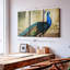 «Peacock Blue Wall Art» sur toile-167573272